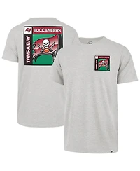'47 Brand Men's Gray Tampa Bay Buccaneers Chrome Plate Franklin T-Shirt