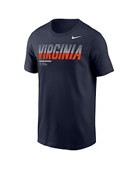 Nike Men's Navy Virginia Cavaliers 2026 Sideline Wordmark Legend Dri-fit T-Shirt