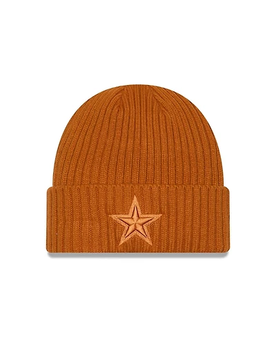 New Era Men's Brown Dallas Cowboys Color Pack Cuffed Knit Hat