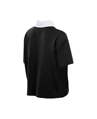 New Era Women's Pittsburgh Steelers Boxy Cropped Polo