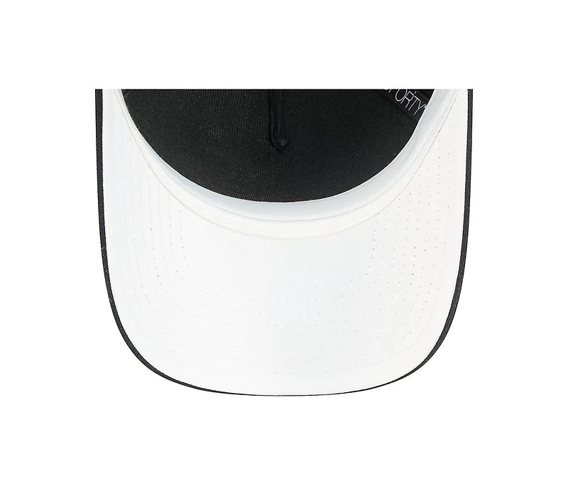 New Era Women's Black San Francisco Giants Metallic A-Frame 9FORTY Adjustable Hat