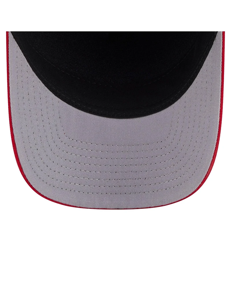 New Era Men's Royal/Red Texas Rangers Arch 9FORTY A-Frame M-Crown Adjustable Hat