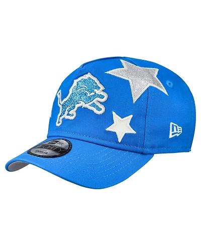 New Era Toddler Blue Detroit Lions Stardom 9FORTY A-Frame Adjustable Hat