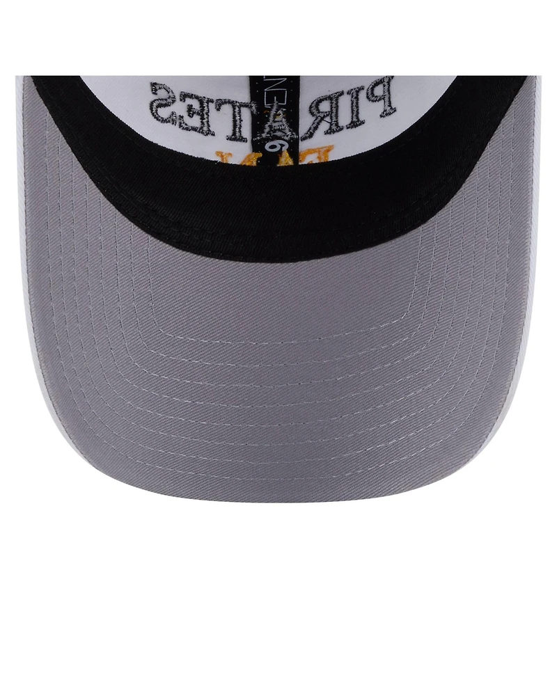 New Era Women's White Pittsburgh Pirates Team Fan 9TWENTY Adjustable Hat