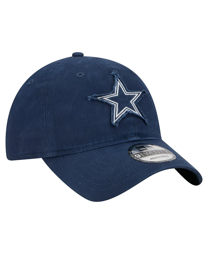 New Era Men's Navy Dallas Cowboys Stamp 9TWENTY Adjustable Hat