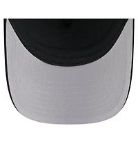 New Era Men's Black Los Angeles Angels City Initial 9FORTY A-Frame M-Crown Adjustable Trucker Hat