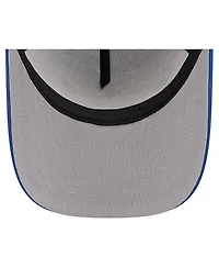 New Era Men's Royal Texas Rangers Vintage Arched Foam Front 9FIFTY A-Frame Adjustable Trucker Hat