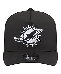 New Era Men's Black Miami Dolphins Gore-Tex A-Frame 9FIFTY Adjustable Hat