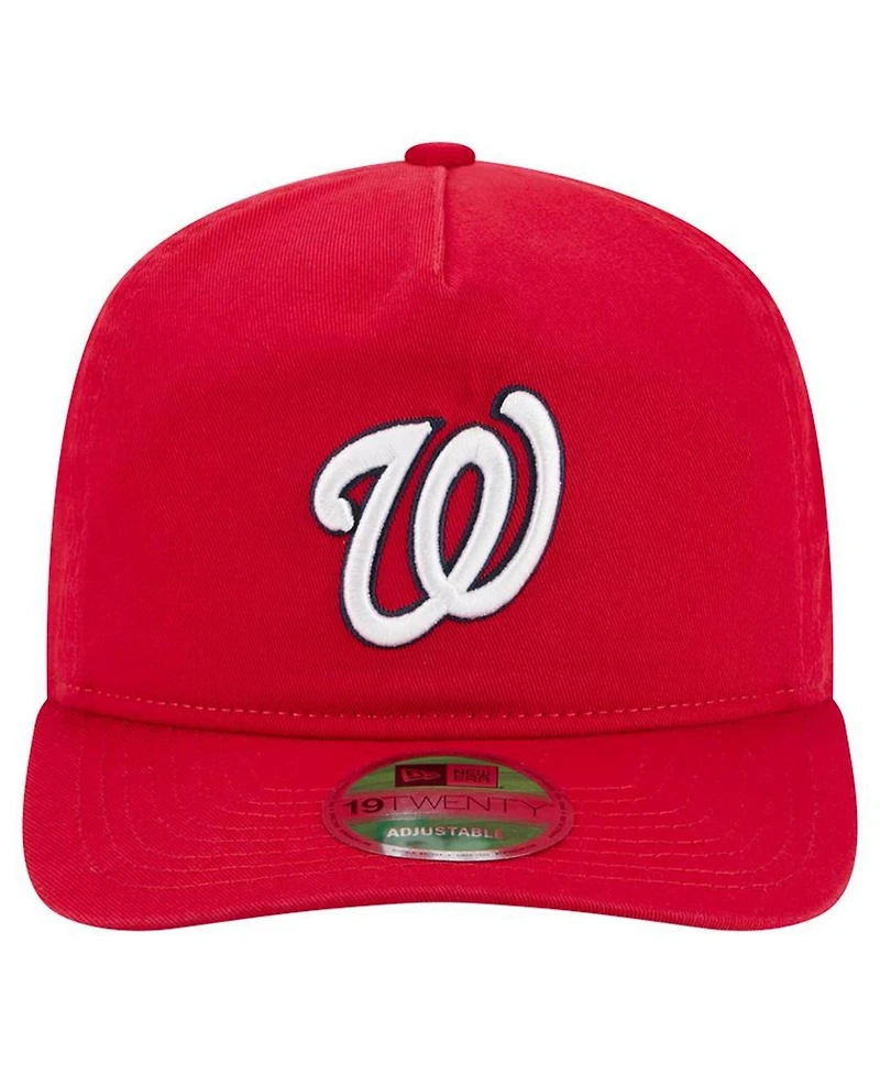 New Era Men's Red Washington Nationals Team 19TWENTY Adjustable Hat