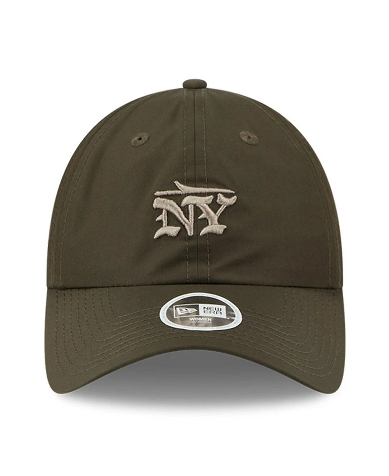 New Era Women's Gotham Green New York Jets 2025 Rivalries Collection Pony Tail Adjustable Hat