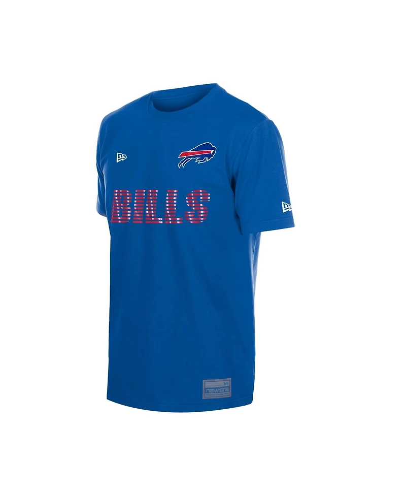 New Era Men's Royal Buffalo Bills Match T-Shirt
