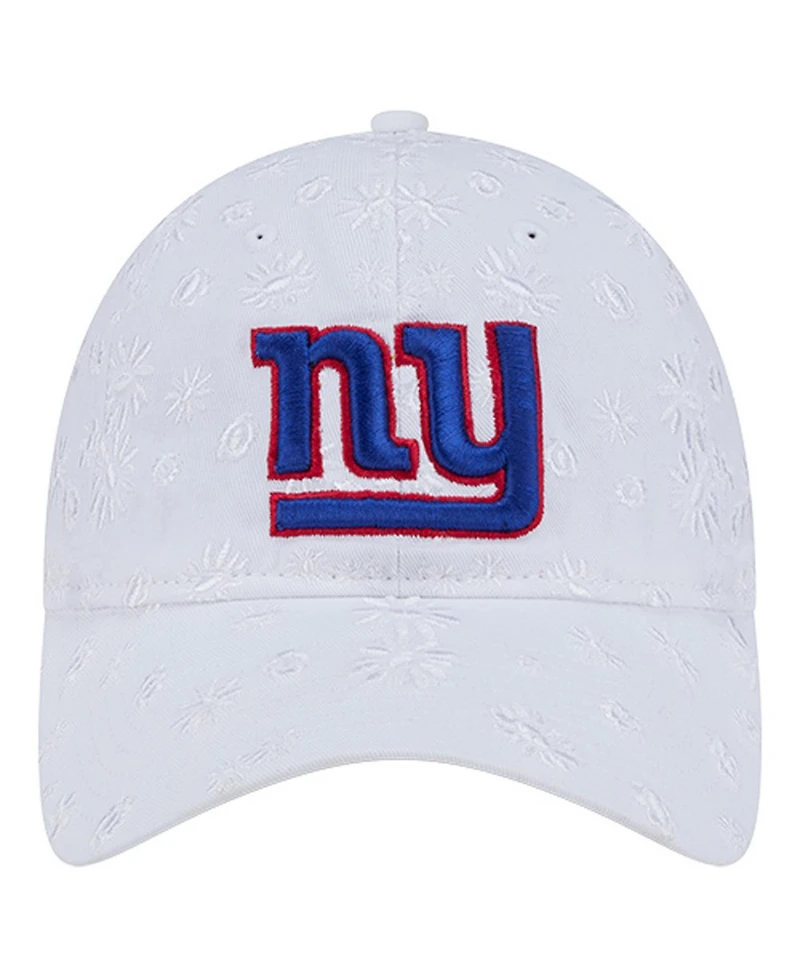 New Era Women's White New York Giants Floral 9TWENTY Adjustable Hat