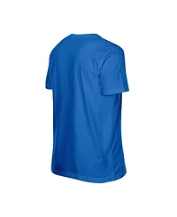 New Era Men's Royal Kansas City Royals Oversized Throwback Distressed T-Shirt