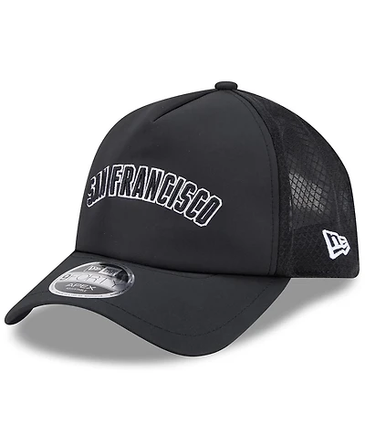 New Era Men's Black San Francisco Giants 2026 Batting Practice Alternate Apex 9FORTY Adjustable Hat