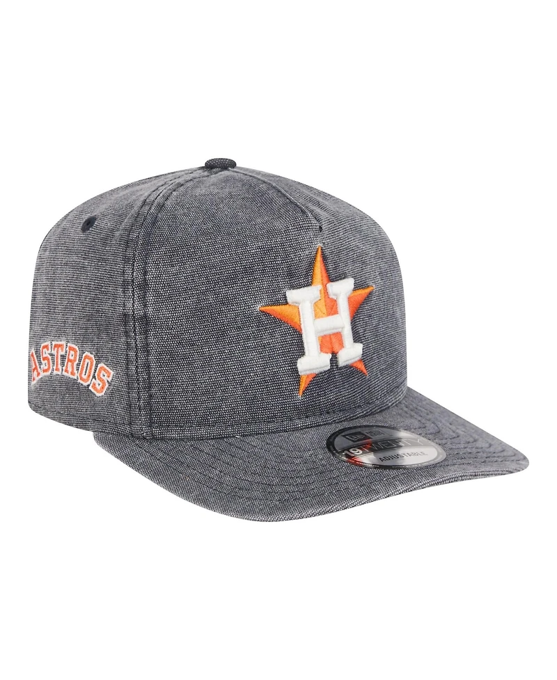 New Era Men's Navy Heather Houston Astros Denim Classic 19TWENTY Adjustable Hat