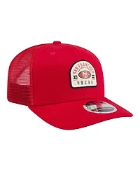 New Era Men's Scarlet San Francisco 49ers Contest 9SEVENTY Adjustable Trucker Hat