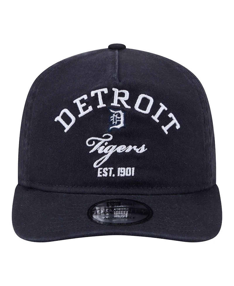 New Era Men's Navy Detroit Tigers Stacked 19TWENTY Adjustable Hat