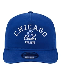 New Era Men's Royal Chicago Cubs Stacked 19TWENTY Adjustable Hat