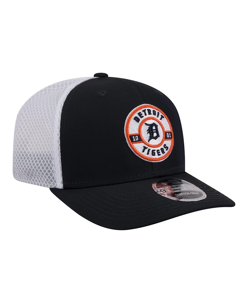 New Era Men's Navy Detroit Tigers Active 9SEVENTY Adjustable Trucker Hat