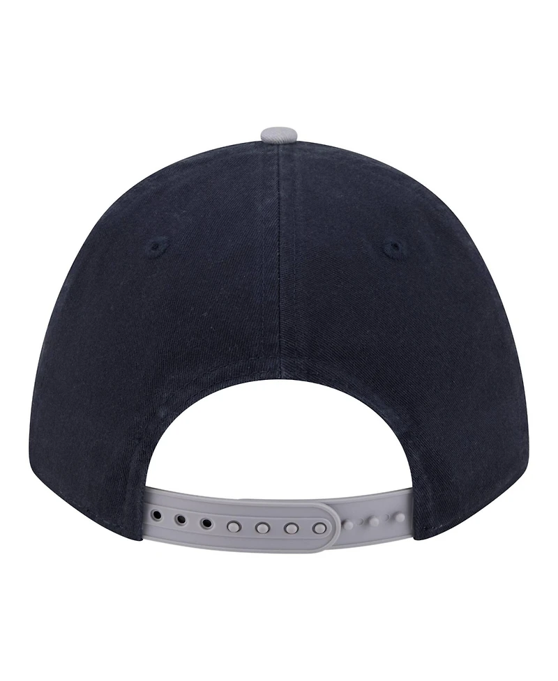 New Era Men's Navy/Gray New York Yankees Team Loyal 9FORTY M-Crown Adjustable Hat