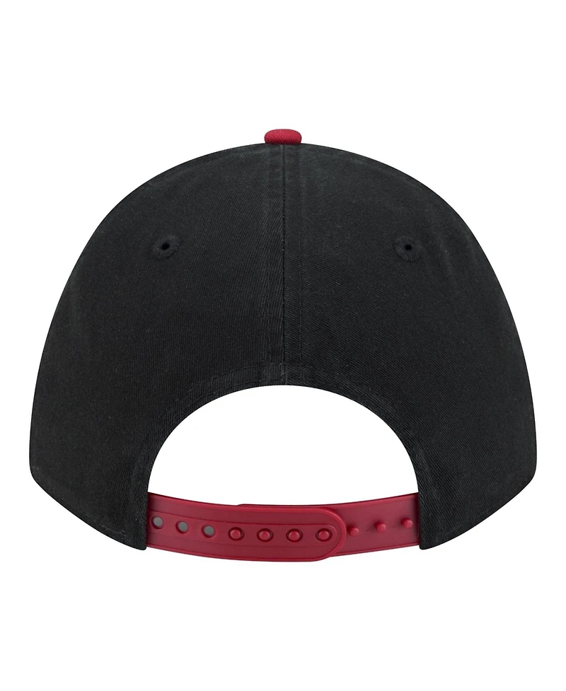 New Era Men's Black/Red Arizona Diamondbacks Team Loyal 9FORTY M-Crown Adjustable Hat