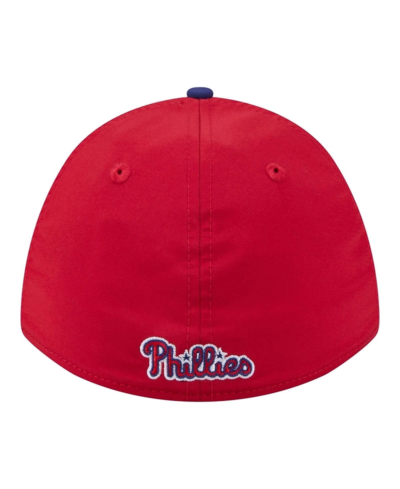New Era Men's Red/Royal Philadelphia Phillies Rope M-Crown A-Frame 39THIRTY Flex Hat