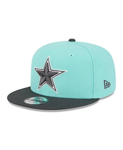 New Era Men's Navy/Light Blue Dallas Cowboys Two-Tone Color Pack 9FIFTY Snapback Hat