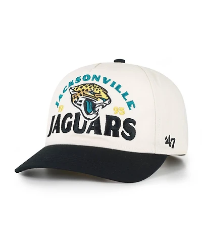 47 Brand Men's Natural Jacksonville Jaguars Arcitext Hitch Adjustable Hat