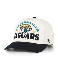 47 Brand Men's Natural Jacksonville Jaguars Arcitext Hitch Adjustable Hat