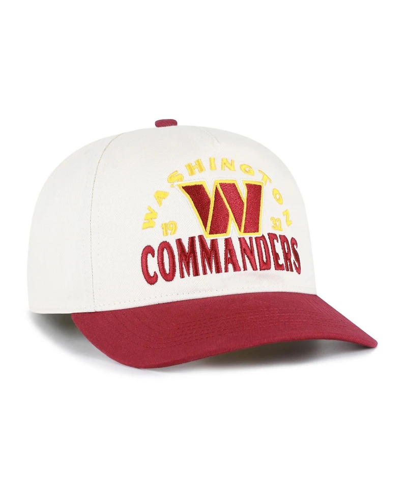 47 Brand Men's Natural Washington Commanders Arcitext Hitch Adjustable Hat
