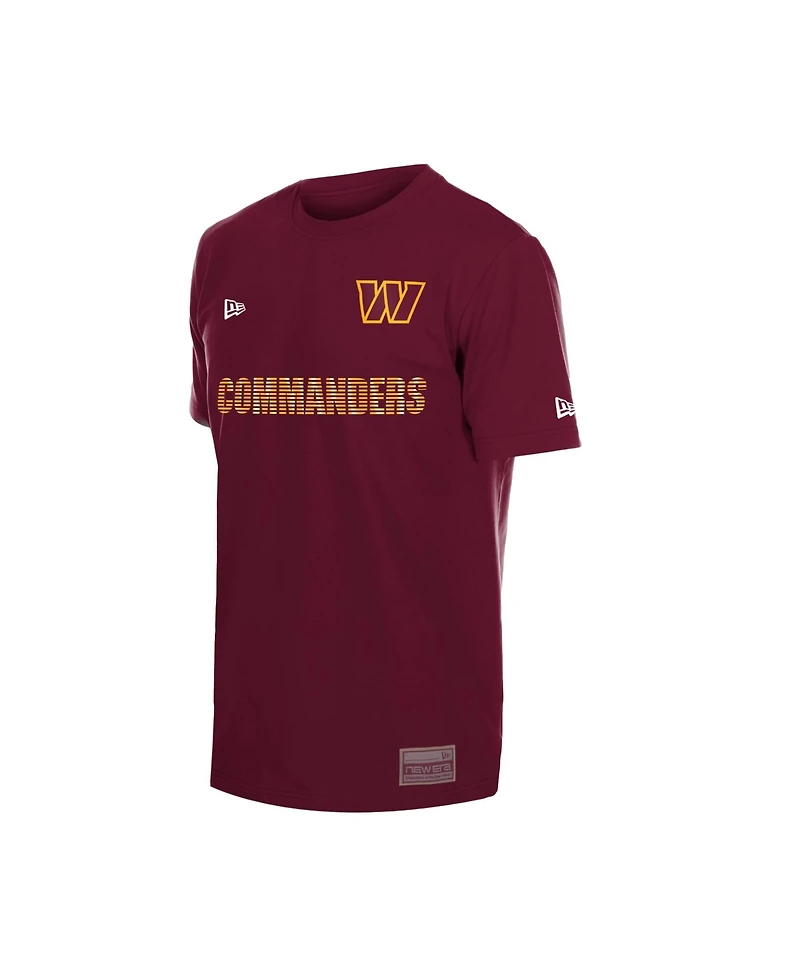 New Era Men's Burgundy Washington Commanders Match T-Shirt