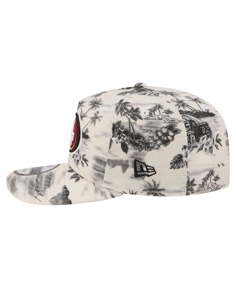 New Era Men's White San Francisco 49ers Tropics 19TWENTY Adjustable Hat
