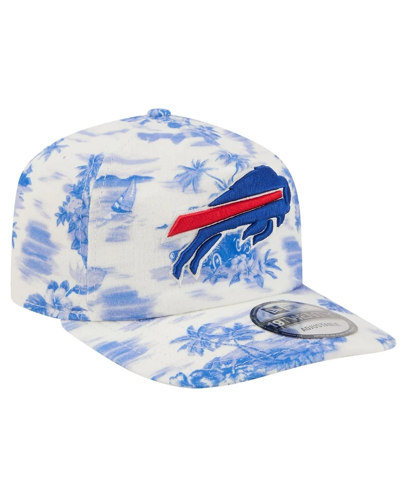 New Era Men's White Buffalo Bills Tropics 19TWENTY Adjustable Hat