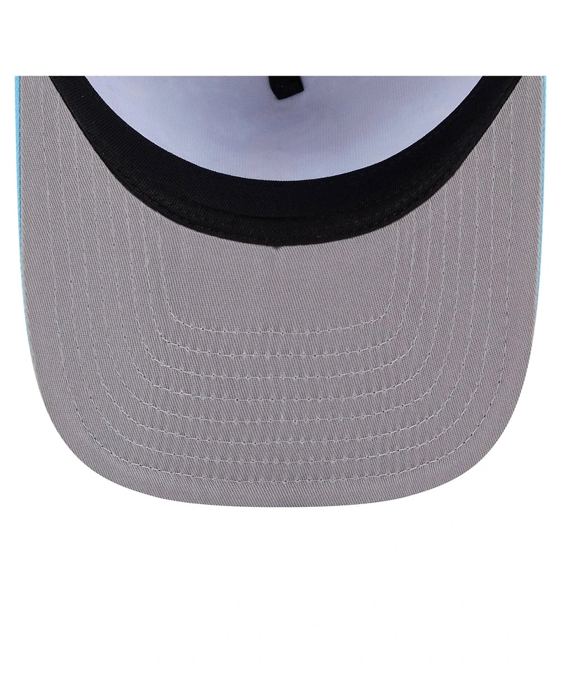 New Era Men's Light Blue Chicago White Sox Deep Water Pre-Curved 9FIFTY A-Frame Snapback Hat