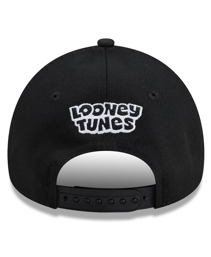 New Era Big Boys and Girls Black San Francisco Giants Looney Tunes A-Frame 9FORTY Adjustable Hat