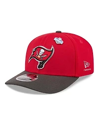New Era Men's Red/Pewter Tampa Bay Buccaneers 2026 Nfl Draft 9SEVENTY Adjustable Hat