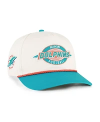 '47 Brand Men's Natural Miami Dolphins Frame Out Two Tone Hitch Adjustable Hat