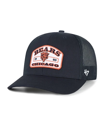 47 Brand Men's Navy Chicago Bears Roadway Adjustable Trucker Hat