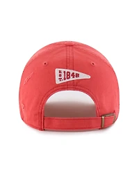 '47 Brand Men's and Women's Red Wisconsin Badgers Well-Worn Seymore Clean Up Adjustable Hat