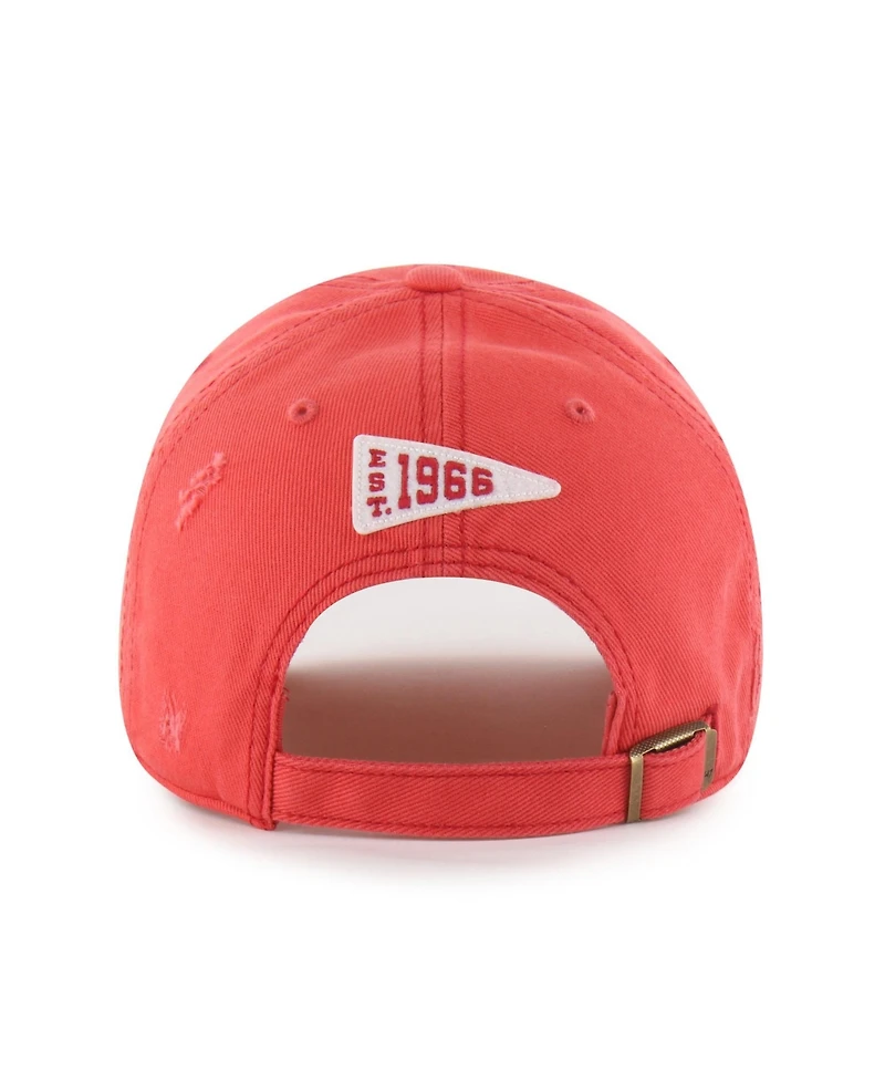 '47 Brand Men's Red Atlanta Falcons Seymoore Clean Up Adjustable Hat