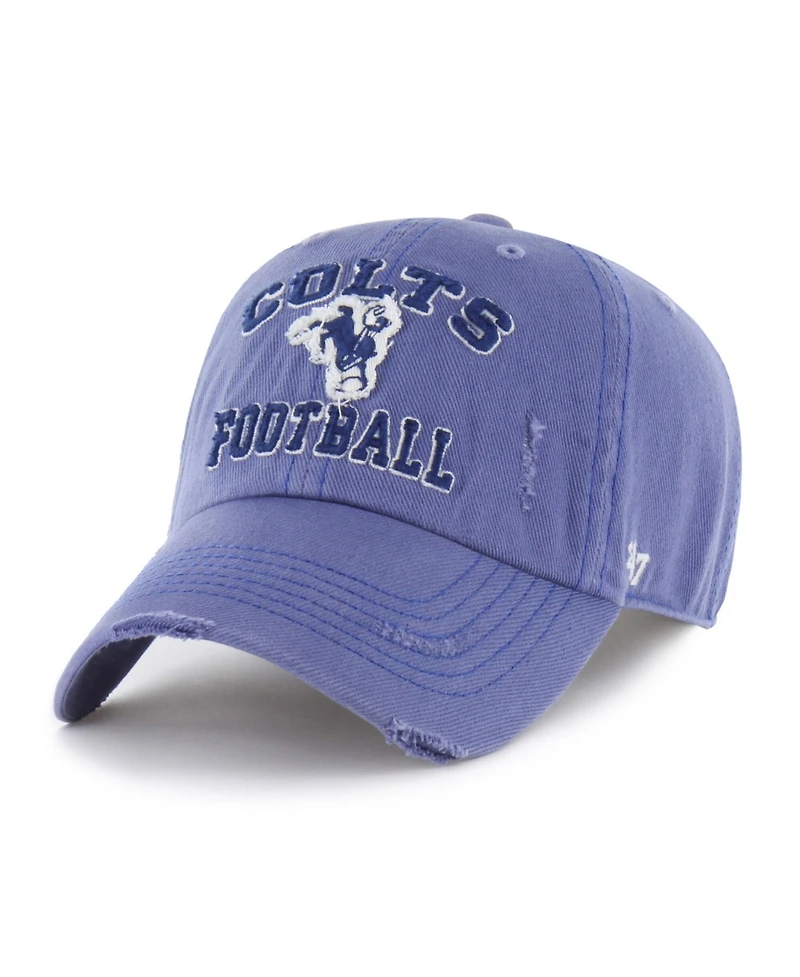 '47 Brand Men's Blue Indianapolis Colts Seymoore Clean Up Adjustable Hat