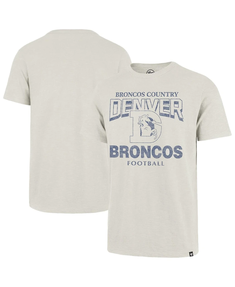 47 Brand Men's Natural Denver Broncos Head On Scrum T-Shirt