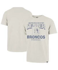 47 Brand Men's Natural Denver Broncos Head On Scrum T-Shirt