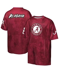 Outerstuff Big Boys and Girls Crimson Alabama Tide Off-Side Sublimated T-Shirt