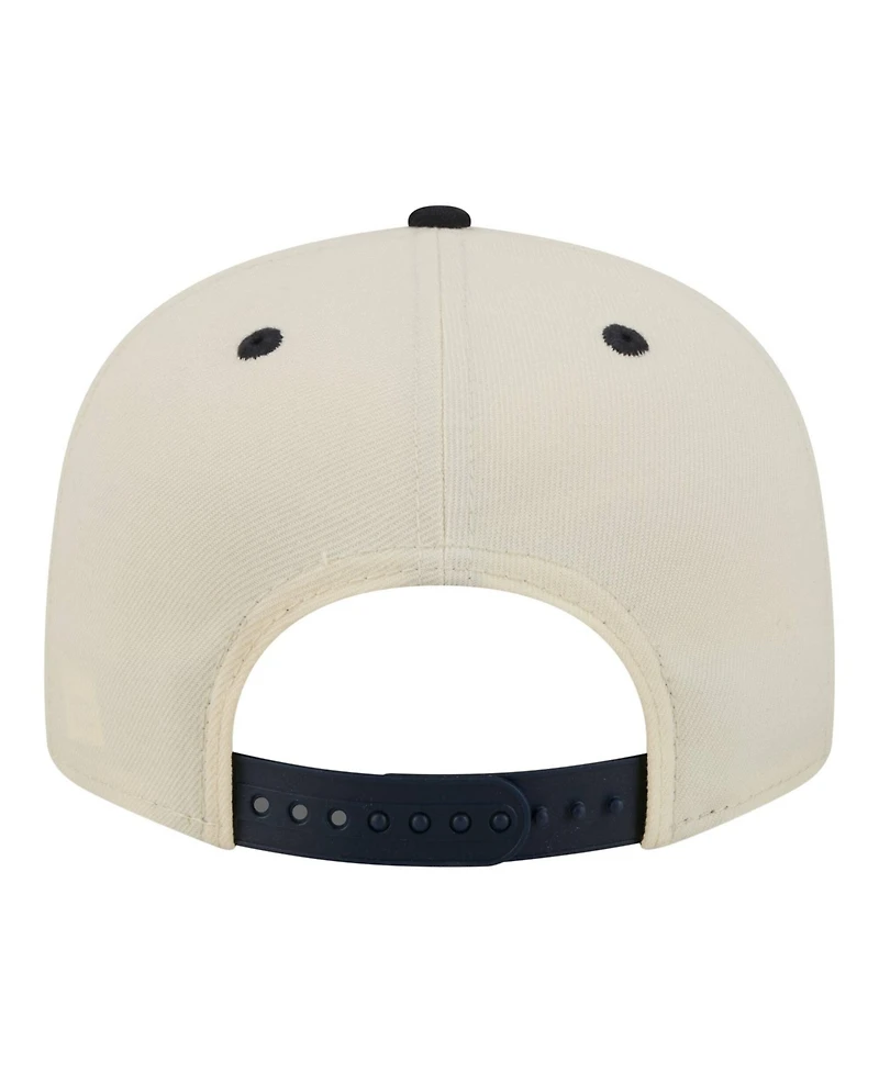 New Era Men's Cream Detroit Tigers Oversized Slogan 9FIFTY Snapback Hat