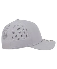 New Era Men's Gray Philadelphia Phillies Micro Logo 9FORTY M-Crown A-Frame Adjustable Hat