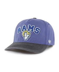 47 Brand Men's Royal Los Angeles Rams Calderwood Well Worn Hitch Adjustable Hat
