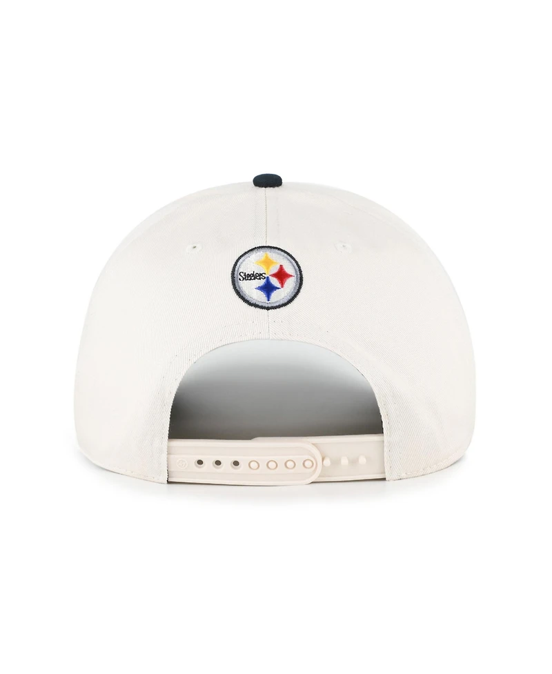 47 Brand Women's Natural Pittsburgh Steelers Rope Script Hitch Adjustable Hat