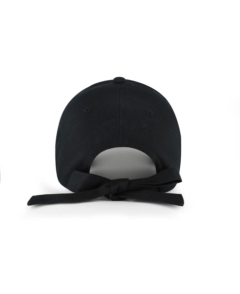 47 Brand Women's Black Cincinnati Bengals Bow Back Clean Up Adjustable Hat