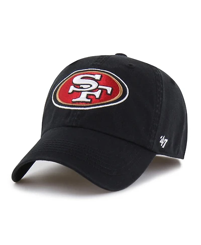 '47 Brand Men's Black San Francisco 49ers Franchise Logo Fitted Hat